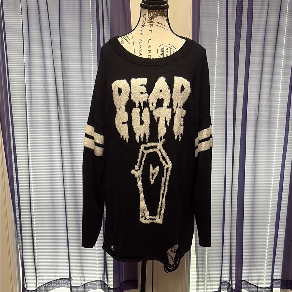 Iron Fist Black and White Sweater